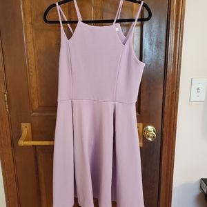 Purple Double Strap Dress